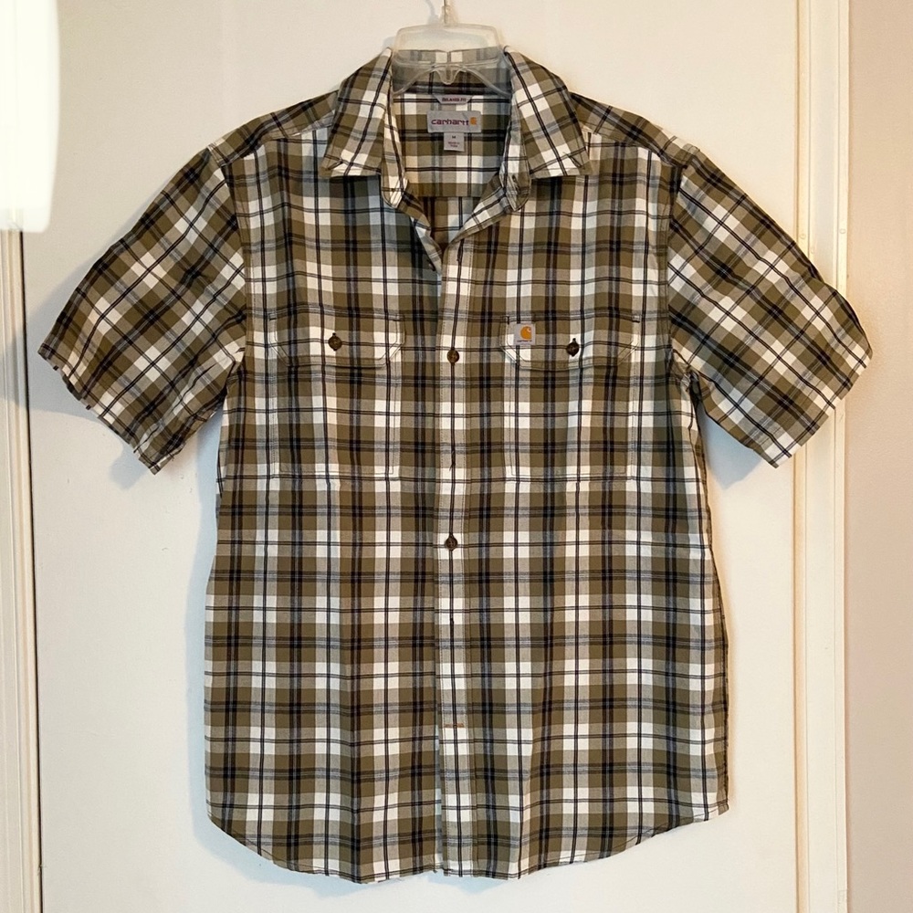 Carhartt soft cotton relaxed fit button down
